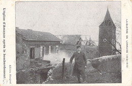 FRANCE - 54 - AMANCE - L'église Après Le Bombardement - Guerre En Lorraine 1914 1915 - Carte Postale Ancienne - Autres & Non Classés