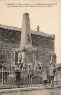 Pierrefitte * Vue Sur Le Monument Aux Morts De La Grande Guerre Et La Chapelle De Tous Les Saints - Autres & Non Classés