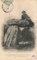 Messé , Près Lezay * La Pierre Folle , Monument Druidique * Dolmen Menhir Pierres Monolithe Mégalithe * 1906 Villageois - Altri & Non Classificati