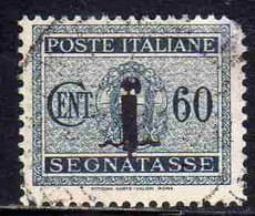 ITALIA REGNO ITALY KINGDOM 1944 REPUBBLICA SOCIALE ITALIANA RSI TASSE POSTAGE DUE TAXE SEGNATASSE FASCIO CENT. 60c USATO - Strafport