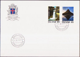 Islande - Island - Iceland FDC3 1977 Y&T N°475 à 476 - Michel N°522 à 523 - EUROPA - FDC