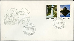 Islande - Island - Iceland FDC4 1977 Y&T N°475 à 476 - Michel N°522 à 523 - EUROPA - FDC