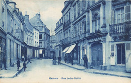 Mamers * La Rue Ledru Rollin * Commerces Magasins - Mamers