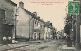 Sillé Le Guillaume * St Rémy De Sillé * La Rue De Beaumont * Hôtel A LA CROIX VERTE , BEDOUET LEDUC - Sille Le Guillaume