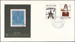 Islande - Island - Iceland FDC2 1979 Y&T N°492 à 493 - Michel N°539 à 540 - EUROPA - FDC
