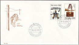 Islande - Island - Iceland FDC3 1979 Y&T N°492 à 493 - Michel N°539 à 540 - EUROPA - FDC