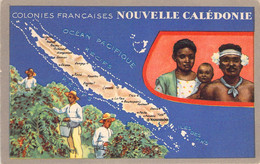NOUVELLE CALEDONIE - Edition Spéciale Des Produits Du Lion Noir - Carte Postale Ancienne - Geographie