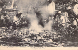 TAHITI - The Ahimaa - Native Oven - Carte Postale Ancienne - Tahiti