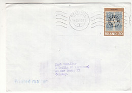 Islande - Lettre De 1976 - Oblit Reykjavik - Timbres Sur Timbres - - Covers & Documents