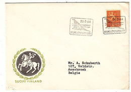 Finlande - Lettre De 1964 - Oblit Spéciale De Rukatunturi - - Briefe U. Dokumente