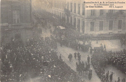 FAMILLES ROYALES - Funérailles De SAR Le Comte De Flandre - Le Char Funèbre - Carte Postale Ancienne - Familias Reales