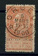 BELGIQUE - COB 57 - 10C ROUGE BRUN RELAIS A ETOILES ORGEO - 1893-1900 Fine Barbe