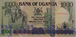 UGANDA 1000 SHILLINGS 2009 PICK 43d REPLACEMENT UNC - Oeganda