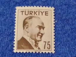 TÜRKEY--1930-50-    75K  ATATÜRK.  DAMGASIZ - Nuovi