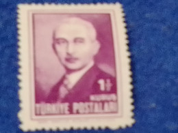 TÜRKEY--1940-50-    1.50K  ATATÜRK.  DAMGASIZ - Unused Stamps