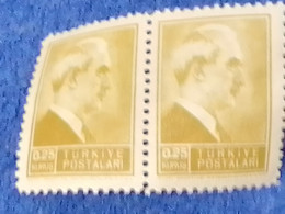 TÜRKEY--1940-50-    0.25K  ATATÜRK.  DAMGASIZ - Unused Stamps