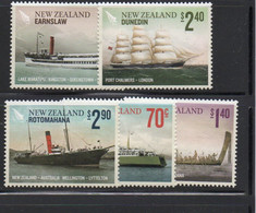 NEW ZEALAND - 2012 - SHIPS SET OF 5  MINT NEVER  HINGED SG CAT £20+ - Unused Stamps