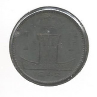LEOPOLD III * 1 Frank 1942 Vlaams/frans * Nr 12338 - 1 Frank