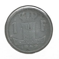 LEOPOLD III * 1 Frank 1942 Vlaams/frans * Nr 12339 - 1 Franc