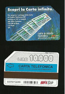 121 Golden - Scopri La Carta Infinita Da L. 10.000 31-12-93 Pkappa - Tipo B - Publiques Ordinaires