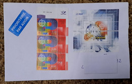 50th Anniversary Of EUROPA Cept Estonia 2006 - Mi 537 Strip X 3 Stamps + S/s MS#529 Letter To Latvia - Estland