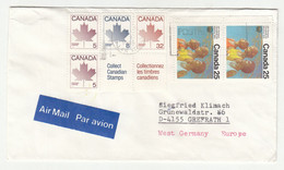 Canada Multifranked Letter Cover Posted 1985 B230205 - Lettres & Documents