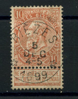 BELGIQUE - COB 57 - 10C ROUGE BRUN RELAIS A ETOILES RIEZES - 1893-1900 Barba Corta