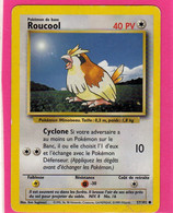 Carte Pokemon Francaise Set De Base Wizards 57/102 Roucool 40pv Bon Etat - Wizards