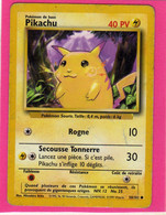 Carte Pokemon Francaise Set De Base Wizards 58/102 Pikachu 40pv Occasion - Wizards