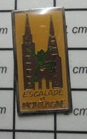 710c Pin's Pins / Beau Et Rare / SPORTS / CATHEDRALE CHARTRES ESCALADE ET MONTAGNE - Alpinisme