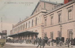 DPT 13 Marseille La Gare Saint Charles Lot 3 CPA TBE - Estación, Belle De Mai, Plombières