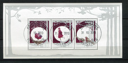 Denmark 2013. "Winter" Complete Sheet W. 3 Stamps - USED - Blocks & Sheetlets