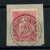 BELGIQUE - COB 58 - 10C ROSE RELAIS A ETOILES TONGERLOO (ANVERS) - 1893-1900 Thin Beard