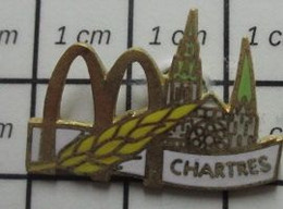 912b Pin's Pins / Beau Et Rare / McDONALD'S / CATHEDRALE CHARTRES EPI DE BLE - McDonald's