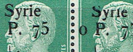 Syrie 144 Pasteur 15 . Vert Paire Variété Sans Point Sur Le I Luxe - Unused Stamps
