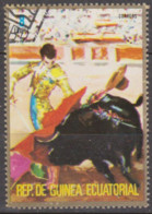 REP. DE GUINEA ECUATORIAL- 1975 - Bullfighting.  ** MNH  8 Ekuele (Não Circulado) - Equatorial Guinea