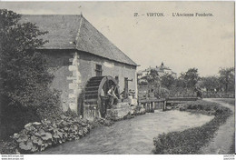 AA+....  VIRTON ..-- MOULIN .  L' ANCIENNE FONDERIE . 1923 Vers SENSENRUTH ( Mme Veuve BLONDLET ) .  Vverso . - Virton