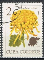 FLO 292 - CUBA N° 866 Obl. Chrysanthème - Usati