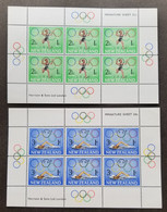 New Zealand Health Olympic Games 1968 Sport Swimming Olympics (sheetlet) MNH - Unused Stamps