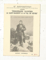 JC, Cp , 6 E Exposition De La Société Historique Et Archéologique Du Val De Sèvre,1992, DENFERT ROCHEREAU - Collector Fairs & Bourses