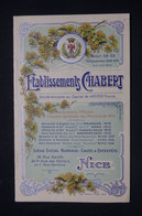 Delcampe - VIEUX PAPIERS - Petit Fascicule Commerciale De La Maison Chabert à Nice En 1928 - L 139438 - Sammlungen