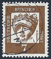 Deutschland, 1961, Mi.-Nr. 348 X, Gestempelt - Gebraucht