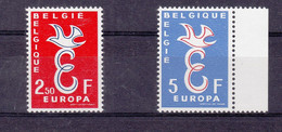 Europa 58 - Belgique - COB 1064 / 5 ** - Centre 5F Déplacé - - 1958