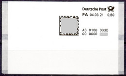 Deutschland Bund Test Poststation Nr. 003D ATM 0,60 Postfrisch Automatenmarken Selbstklebend Matrixcode - Automatenmarken