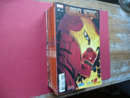 LOT DE 18 MARVEL HEROES N° 13 15 16 19 20 26 27 29 - 39 NOVEMBRE 2008 A JANVIER 2011 MARVEL COMICS PANINI FRANCE - Marvel France