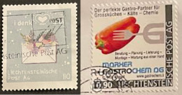 Stamp Of Liechtenstein 2022: Denk An I - Gastrochem - Usati