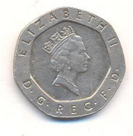 GREAT BRITAIN -20 Pence1990 - 20 Pence