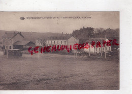 87- CHATEAUNEUF LA FORET- LA GARE DES TRAMWAYS DEPARTEMENTAUX - TRAMWAY ET LA CITE  EDITEUR DUROUX - Chateauneuf La Foret