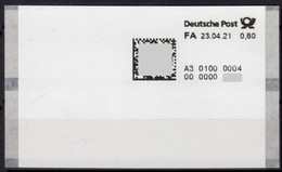 Deutschland Bund Test Poststation Nr. 0004 ATM 0,60 Postfrisch Automatenmarken Selbstklebend Matrixcode - Automatenmarken