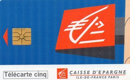 TELECARTE CAISSE D'EPARGNE - 5 Unités - REF GN110 - 5 Unidades